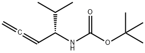 Carbamic acid, [(1S)-1-(1-methylethyl)-2,3-butadienyl]-, 1,1-dimethylethyl ester Structure