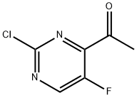 1-(2-chloro-5-fluoro-pyrimidin-4-yl)ethanone Structure