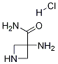 3-AzetidinecarboxaMide, 3-aMino-, Monohydrochloride Struktur