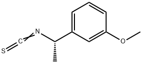 (S)-(+)-1-(3-甲氧基苯基)乙基 硫代异氰酸酯 结构式