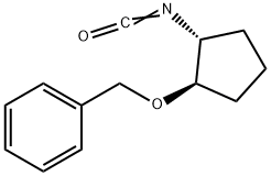 (1R,2R)-(-)-2-BENZYLOXYCYCLOPENTYL ISOCYANATE Structure