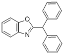2-ベンズヒドリルベンゾオキサゾール 化学構造式