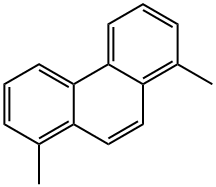 1,8-ジメチルフェナントレン 化学構造式