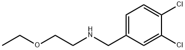 3,4-Dichloro-N-(2-ethoxyethyl)benzenemethanamine 结构式