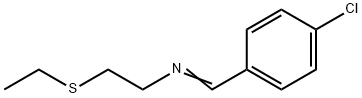 4-Chloro-N-[2-(ethylthio)ethyl]benzenemethanimine Structure