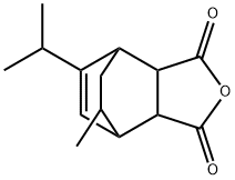 6-Isopropyl-8-methylbicyclo[2.2.2]oct-5-ene-2,3-dicarboxylic anhydride Structure