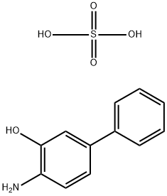 4-Amino-3-biphenylol, hydrogen sulfate Structure