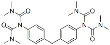 3,3'-[Methylenebis(4,1-phenylene)]bis(1,1,5,5-tetramethylbiuret) 结构式