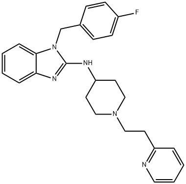 73735-69-0 1-[(4-Fluorophenyl)methyl]-N-[1-[2-(2-pyridinyl)ethyl]-4-piperidinyl]-1H-benzimidazol-2-amine