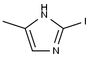 4-甲基-2-碘咪唑 结构式