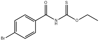 N-(4-ブロモベンゾイル)チオカルバミン酸O-エチル 化学構造式