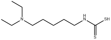 N-[5-(Diethylamino)pentyl]dithiocarbamic acid Structure