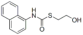 N-(1-Naphtyl)thiocarbamic acid S-(2-hydroxyethyl) ester 结构式
