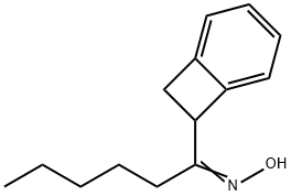 Bicyclo[4.2.0]octa-1,3,5-trien-7-yl(pentyl) ketone oxime,73747-51-0,结构式