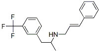 N-cinnamyl-1-[3-(trifluoromethyl)phenyl]propan-2-amine 结构式