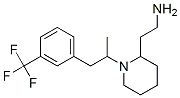 2-[1-[1-[3-(trifluoromethyl)phenyl]propan-2-yl]-2-piperidyl]ethanamine 结构式