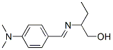 2-[(p-Dimethylaminobenzylidene)amino]-1-butanol Structure