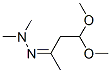 4,4-Dimethoxy-2-butanone dimethyl hydrazone Structure