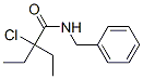 N-Benzyl-2-chloro-2-ethylbutyramide Structure