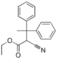 2-Cyano-3,3-diphenylbutyric acid ethyl ester 结构式