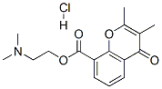 2-dimethylaminoethyl 2,3-dimethyl-4-oxo-chromene-8-carboxylate hydroch loride,73771-76-3,结构式