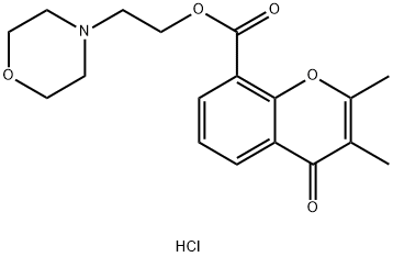 2,3-Dimethylchromone-8-carboxylic acid morpholinoethyl ester hydrochlo ride|