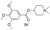 (1,1-dimethyl-3,4,5,6-tetrahydro-2H-pyridin-4-yl) 3,4,5-trimethoxybenz oate bromide,73771-89-8,结构式