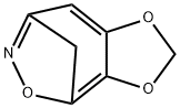 4,7-Methano-1,3-dioxolo[4,5-e][1,2]oxazepine(9CI) 化学構造式