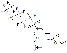 나트륨3-[[3-(디메틸아미노)프로필][(트리데카플루오로헥실)술포닐]아미노]-2-히드록시프로판술포네이트