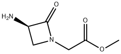 1-Azetidineacetic acid, 3-amino-2-oxo-, methyl ester, (R)- (9CI) Structure