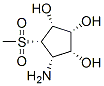 1,2,3-Cyclopentanetriol, 4-amino-5-(methylsulfonyl)-, [1R-(1alpha,2alpha,3ba,4alpha,5alpha)]- (9CI),737733-18-5,结构式