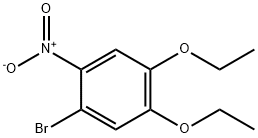 1-BROMO-4,5-DIETHOXY-2-NITROBENZENE Structure