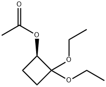 Cyclobutanol, 2,2-diethoxy-, acetate, (1R)- (9CI)|