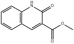 3-Quinolinecarboxylic acid, 1,2-dihydro-2-oxo-, Methyl ester, 73776-17-7, 结构式