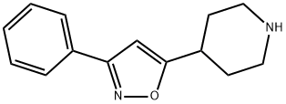 4-(3-Phenyl-5-isoxazolyl)piperidine Struktur
