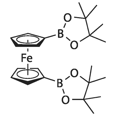 1,1'-FERROCENEDIBORONIC ACID BIS(PINACOL) ESTER, 97% Structure