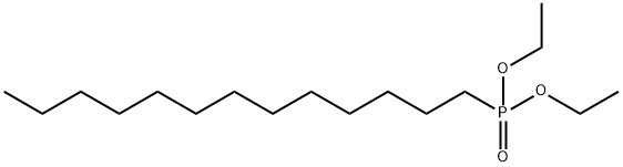 Tridecylphosphonic acid diethyl ester Structure