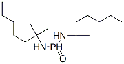 ビス[(1,1-ジメチルヘキシル)アミノ]ホスフィンオキシド 化学構造式
