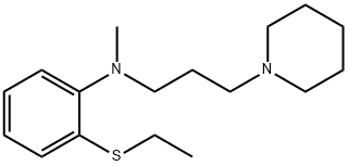1-[3-[N-(2-Ethylthiophenyl)-N-methylamino]propyl]piperidine 结构式