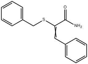 2-(Benzylthio)-3-phenylpropenamide|