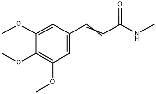 N-Methyl-3-(3,4,5-trimethoxyphenyl)propenamide,73790-90-6,结构式