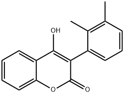 3-(2,3-dimethylphenyl)-2-hydroxy-chromen-4-one 结构式