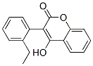 3-(o-Ethylphenyl)-4-hydroxy-2H-1-benzopyran-2-one,73791-14-7,结构式