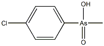 Methyl(p-chlorophenyl)arsinic acid Structure