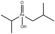 Isobutylisopropylarsinic acid Structure