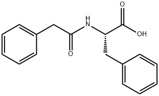 N-(PHENYLACETYL)-L-PHENYLALANINE Struktur