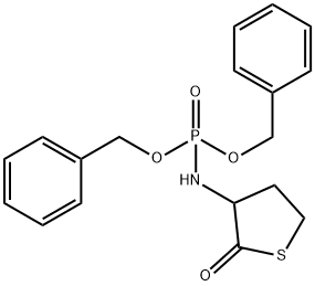 73805-83-1 N-(Tetrahydro-2-oxothiophen-3-yl)phosporamidic acid dibenzyl ester