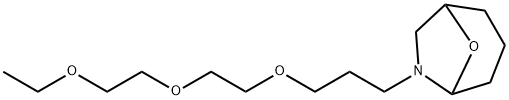 6-[3-[2-(2-Ethoxyethoxy)ethoxy]propyl]-8-oxa-6-azabicyclo[3.2.1]octane Structure