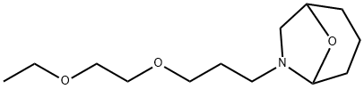 6-[3-(2-Ethoxyethoxy)propyl]-8-oxa-6-azabicyclo[3.2.1]octane 结构式