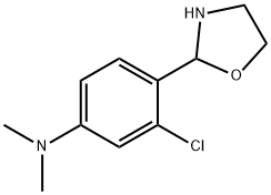 2-(2-Chloro-4-dimethylaminophenyl)oxazolidine Structure